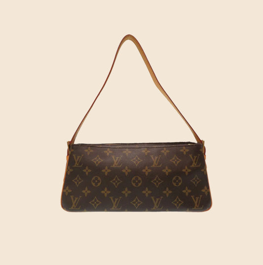 LOUIS VUITTON Vintage Petit Bucket Monogram Canvas Bag FL0093 France Paris  2003