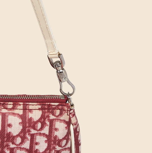 CHRISTIAN DIOR MONOGRAM CANVAS SADDLE BAG – RDB