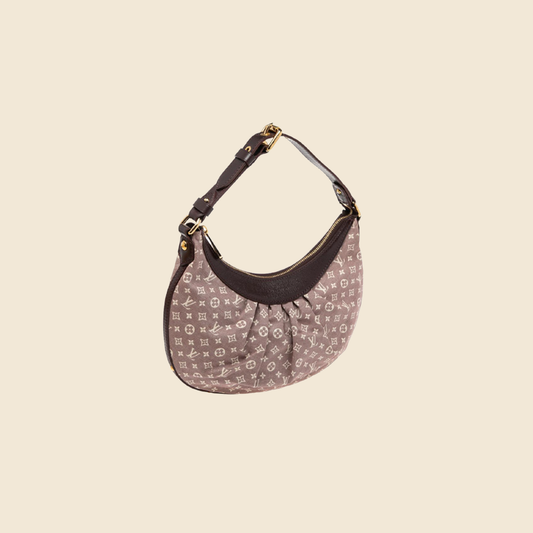 Papillon cloth handbag Louis Vuitton Brown in Cloth - 36714936