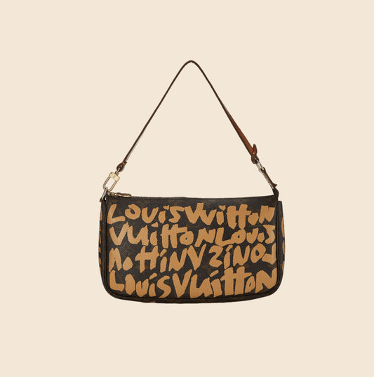 LOUIS VUITTON x STEPHEN SPROUSE MONOGRAM GRAFFITI POCHETTE ACCESSOIRES – RDB