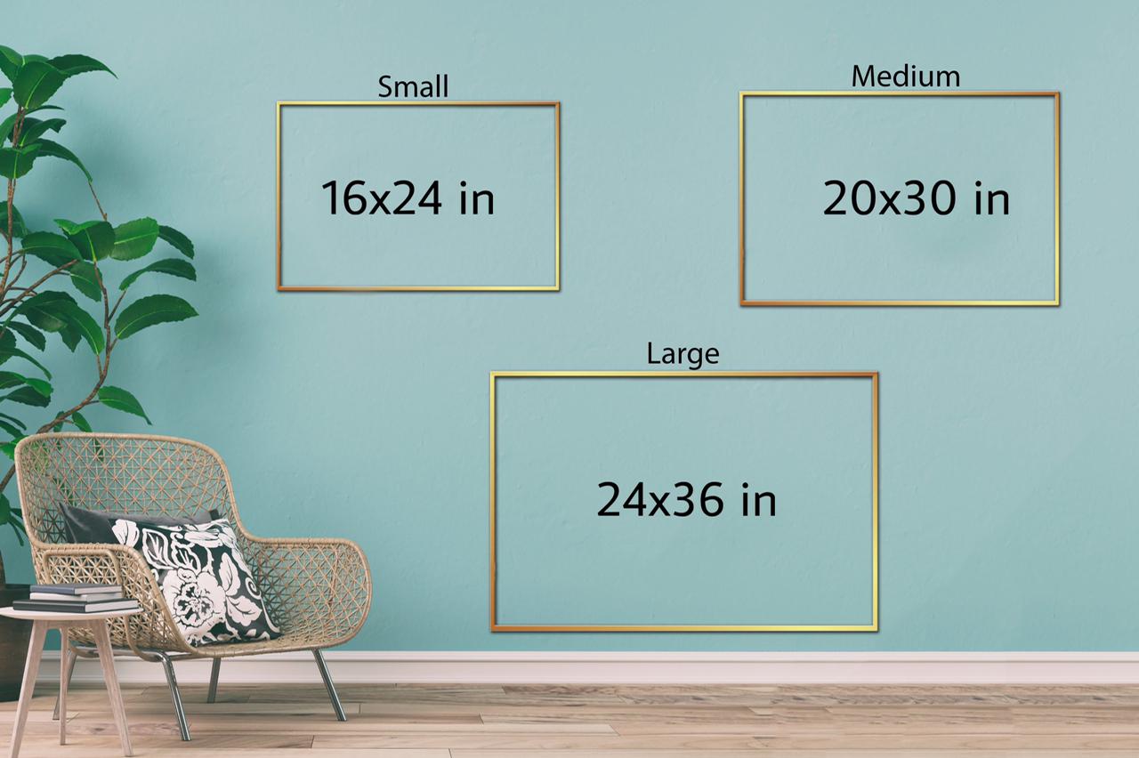 large art canvas sizes