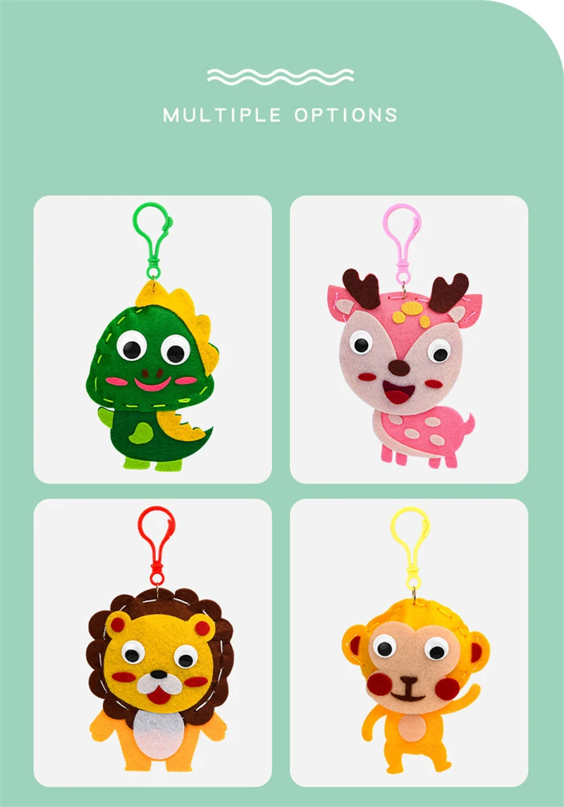 Montessori Craft Keychains