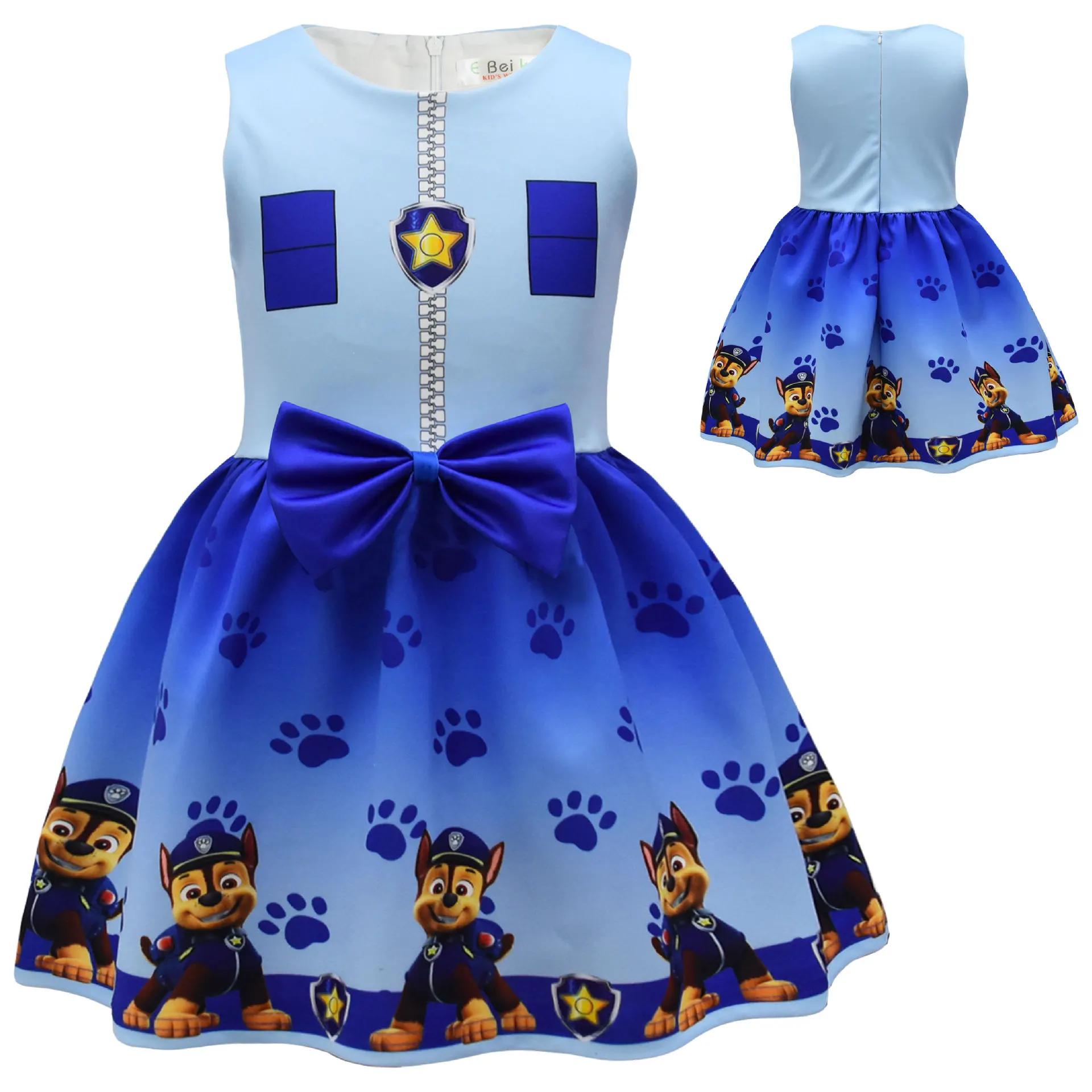 Kids Patrol Dog Party Dress