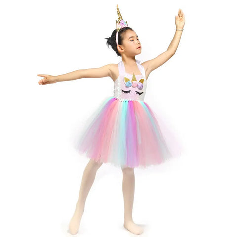 Colorful Unicorn Costume for Girls