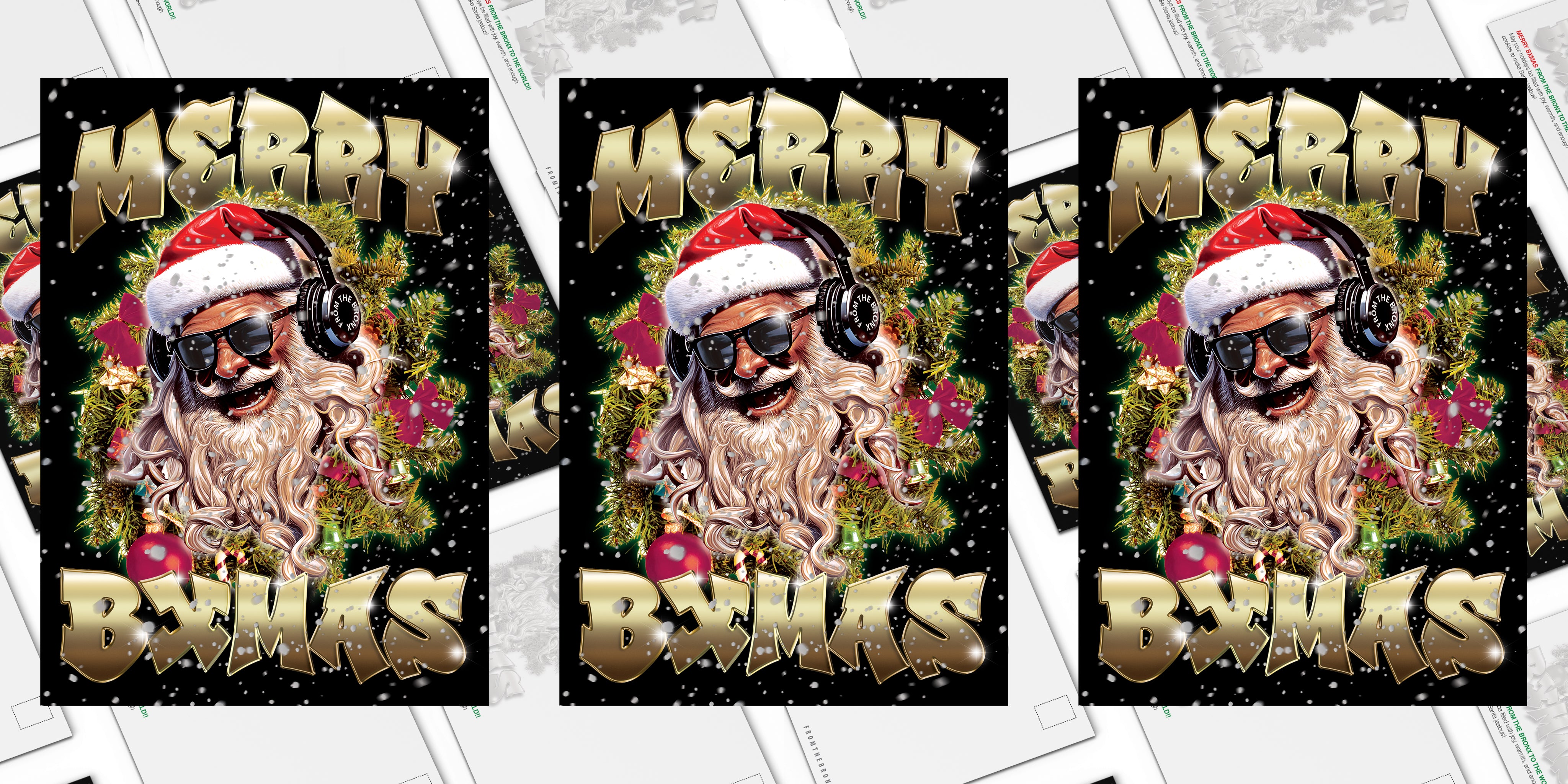 Merry BXMas Holiday Postcards