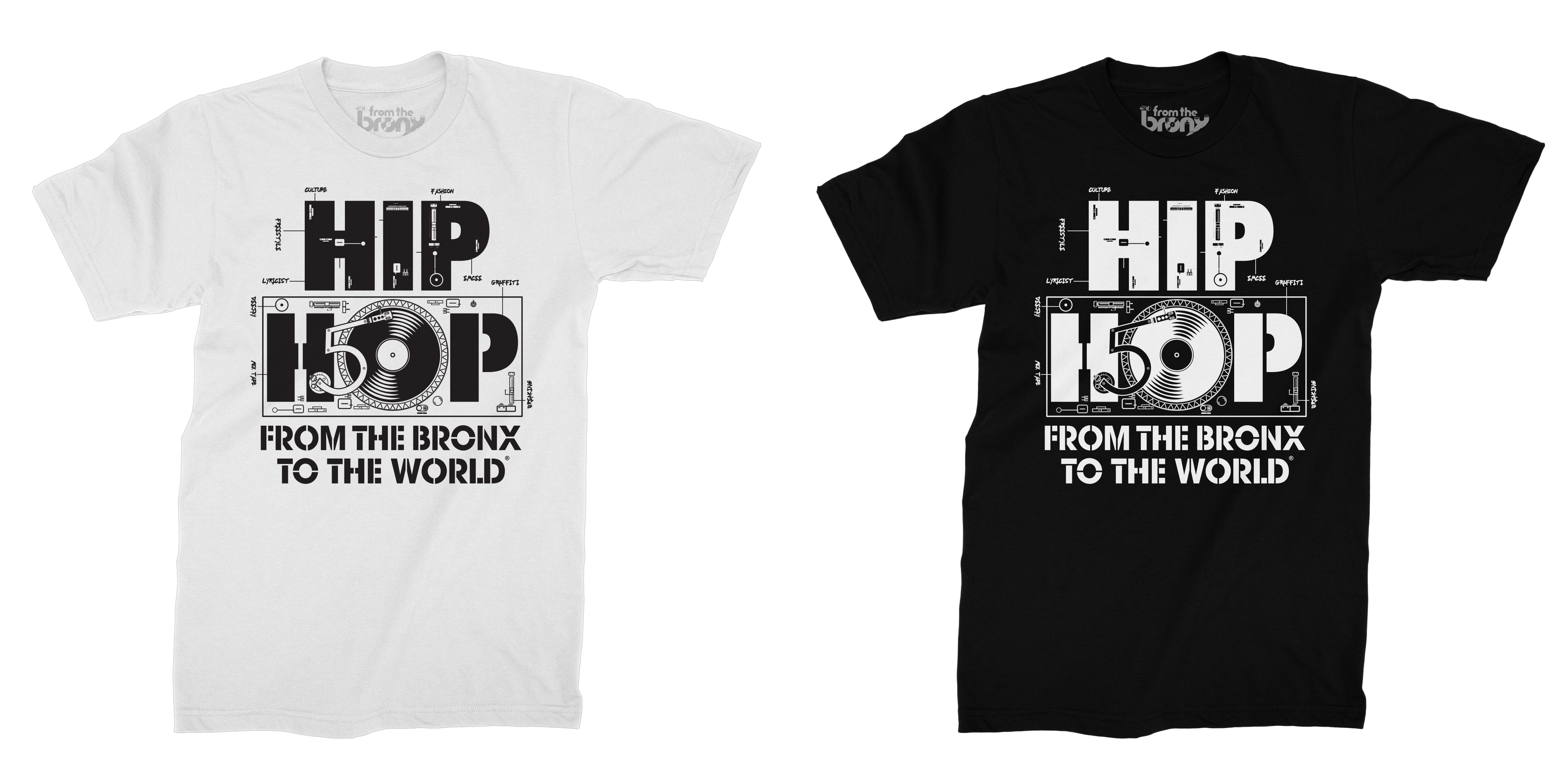 Hip Hop 50 From The Bronx to The World T-Shirts