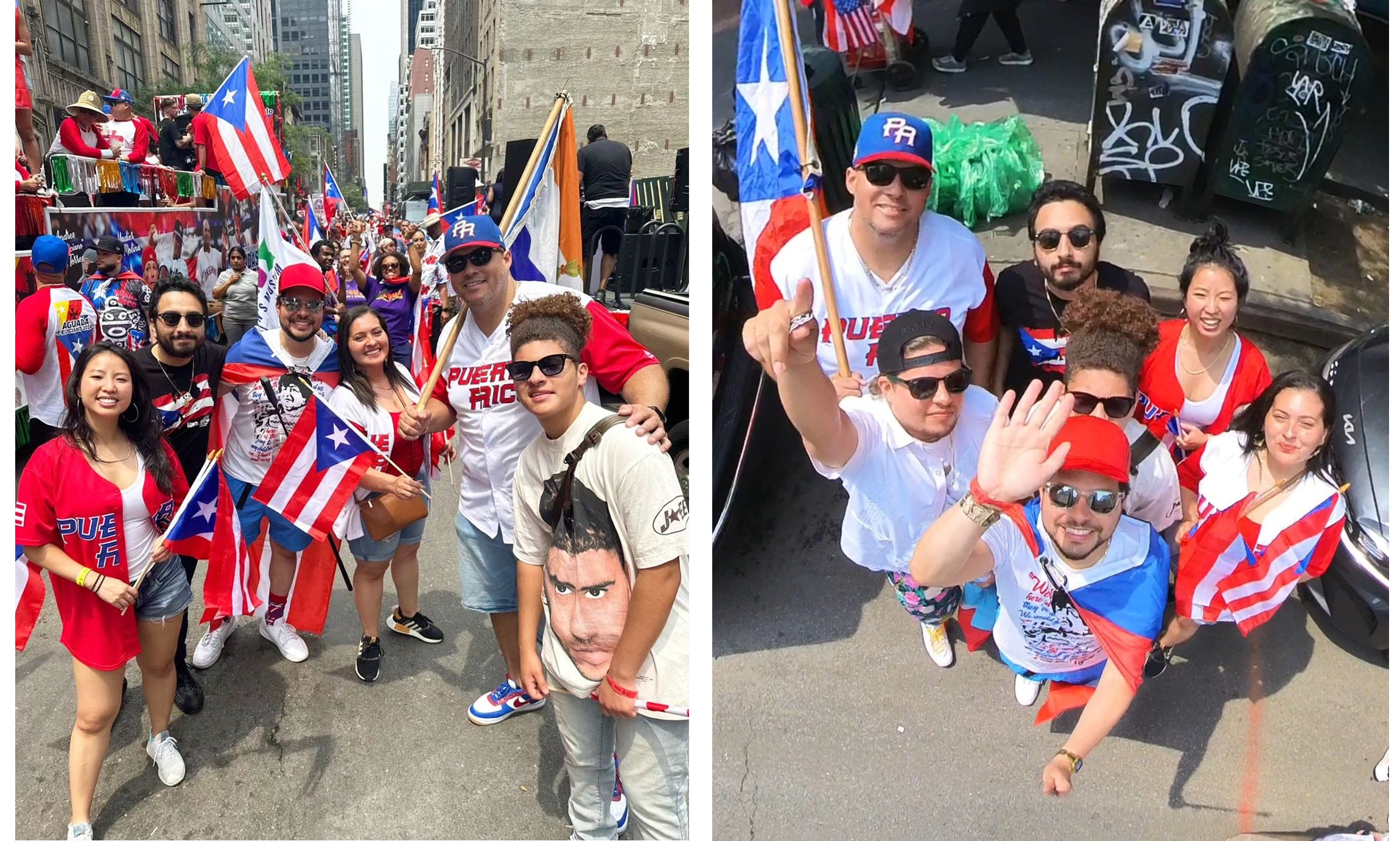 The Ramirez Brothers with Family at the Puerto Rican Day Parade 2023