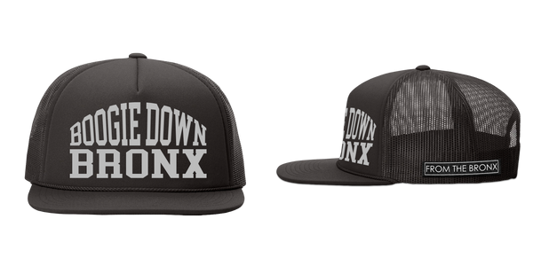 Boogie Down Bronx Trucker Cap Front & Side View