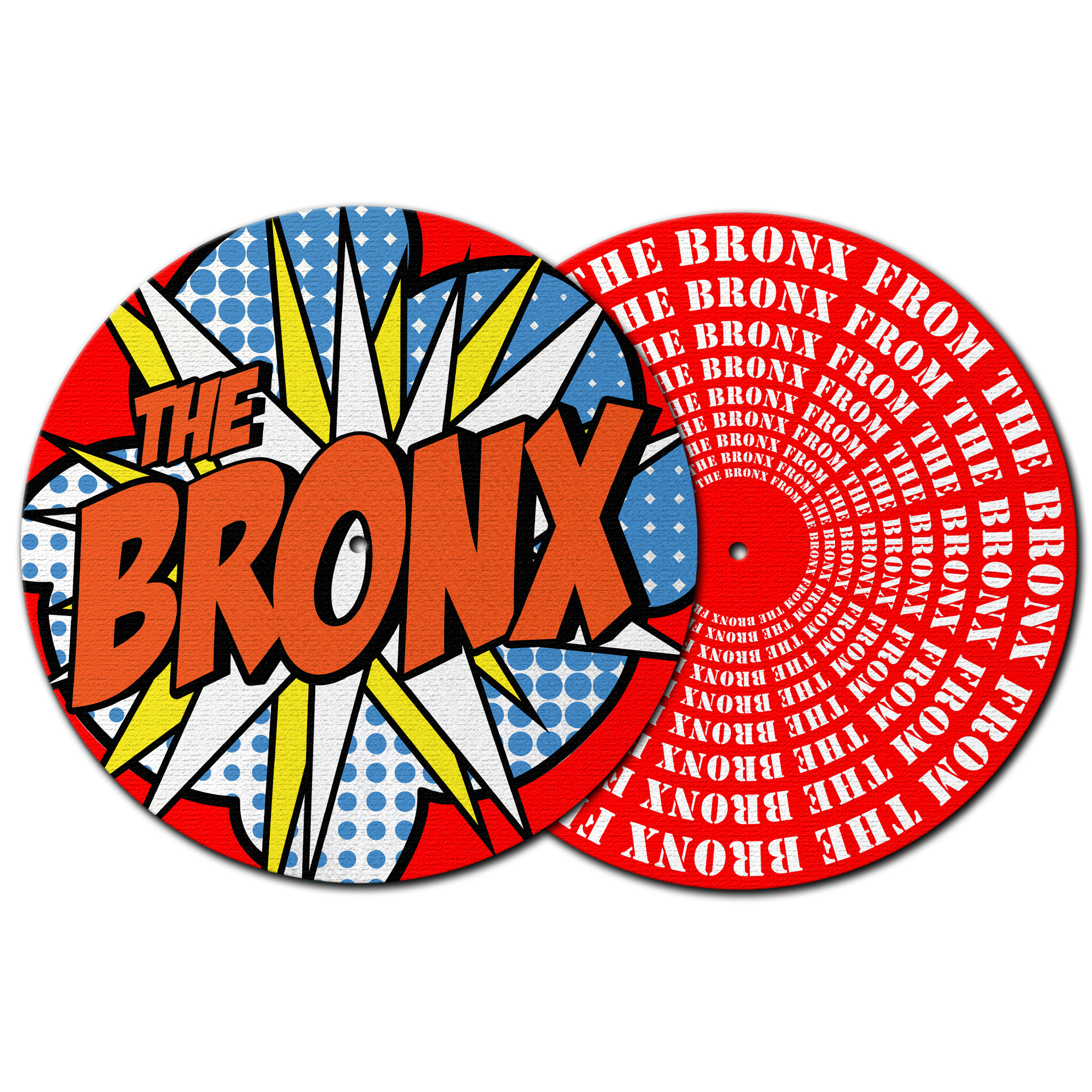 Bronx POW! Slip Mats Front and Back