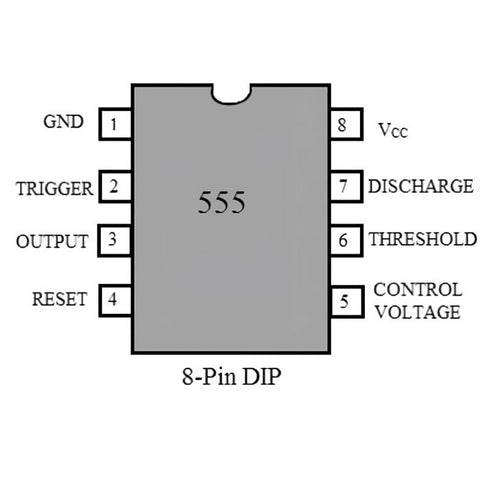 ic 555 pin diagram