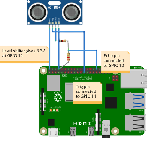 Connecting Ultrasonic Sensor to Raspberry Pi