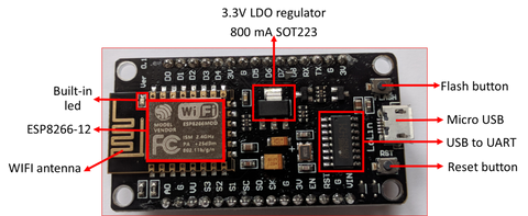Specifications & construction of nodemcu