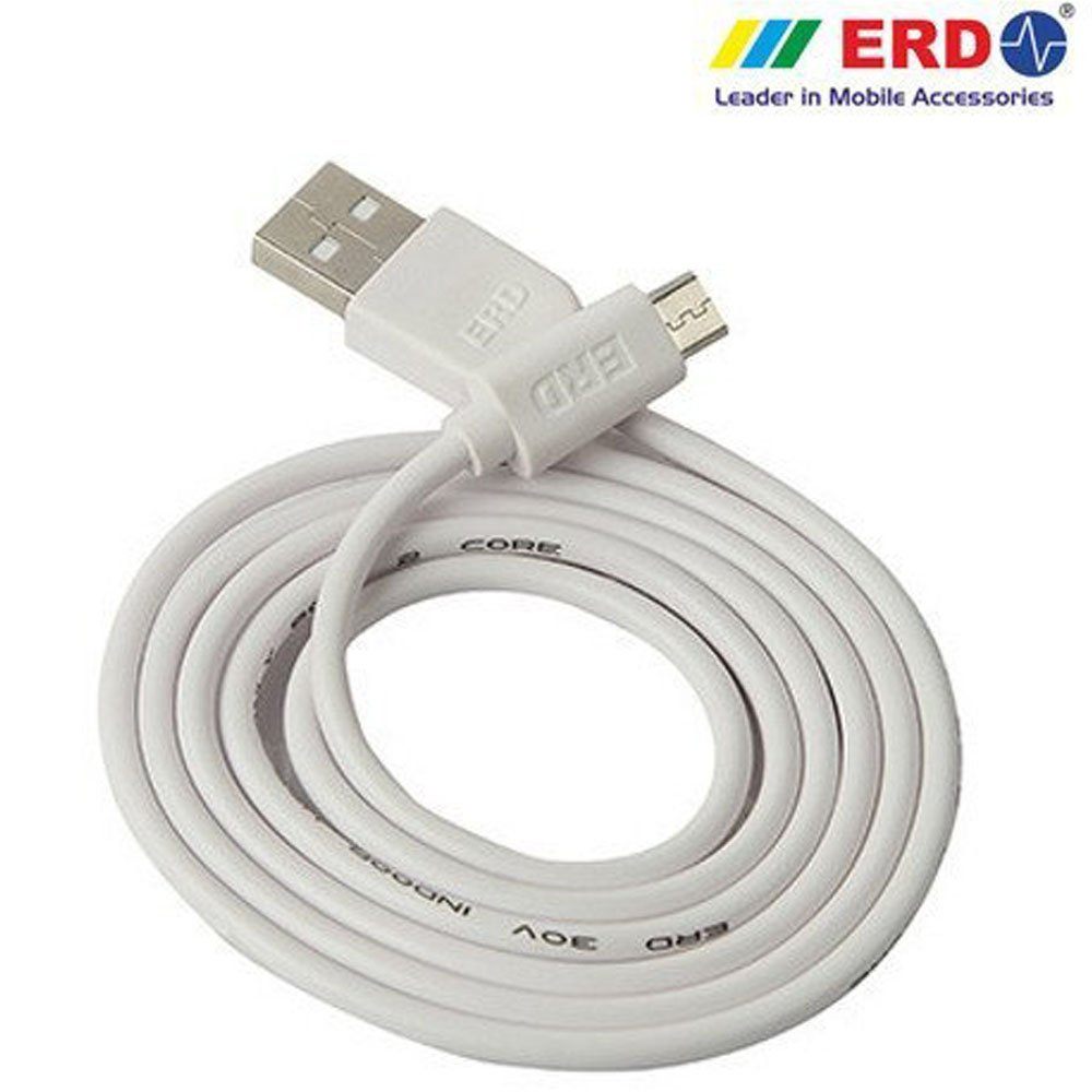 Buy 5V 2 amp ERD Charger with MicroUSB Cable in India | Robocraze