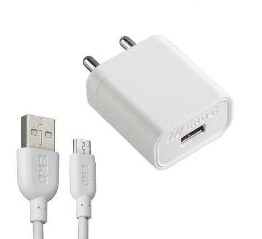 Buy 5V 2 amp ERD Charger with MicroUSB Cable Online in India | Robocraze