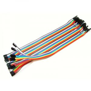 Jumper Wire Kabel 40 pc. 20 cm f2m female to male compatible with Arduino  and Raspberry Pi Breadboard