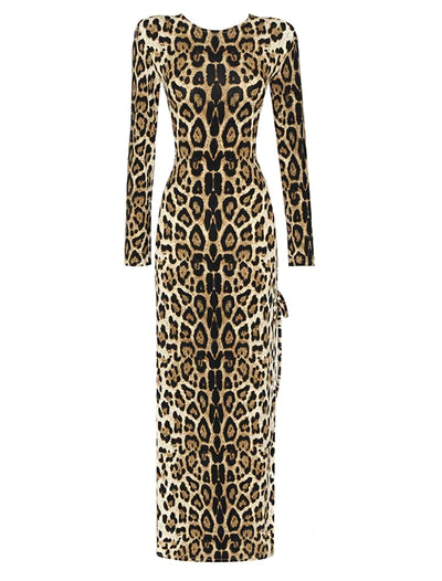 Laori Leopard Maxi Dress – Celurvei