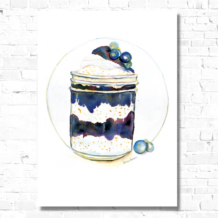 Watercolor, food illustration, watercolor art, art print, editorial illustration, art licensing, food illustrator for hire, hire an illustrator, Boston watercolor artist, Woburn illustrator,  book cover Design