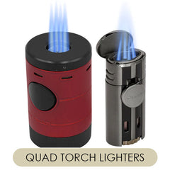 Quad-Jet Flame Lighters