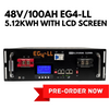 48V 100AH EG4LL LCD Battery by EG4