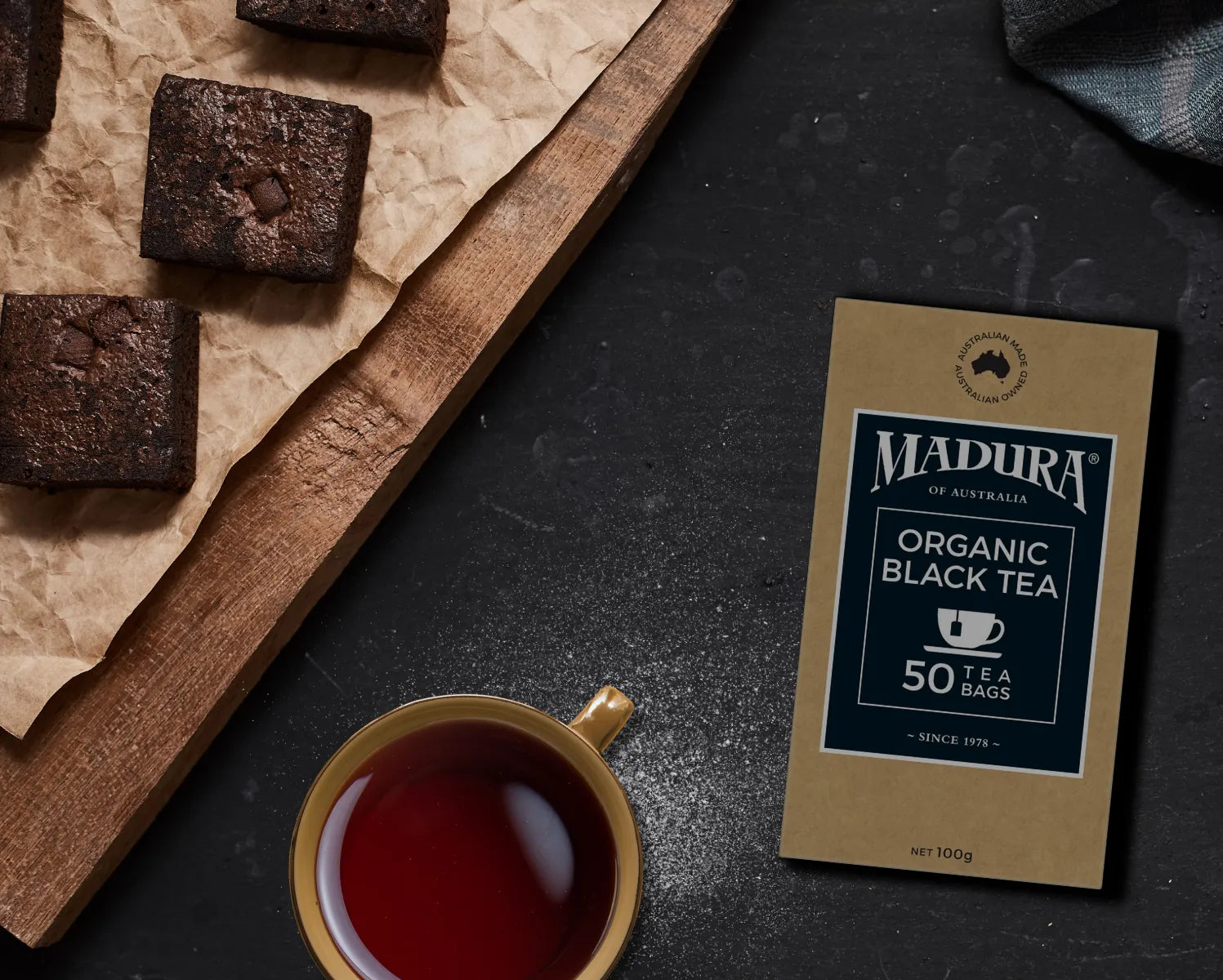 Madura Organic Chocolate Tea Brownies