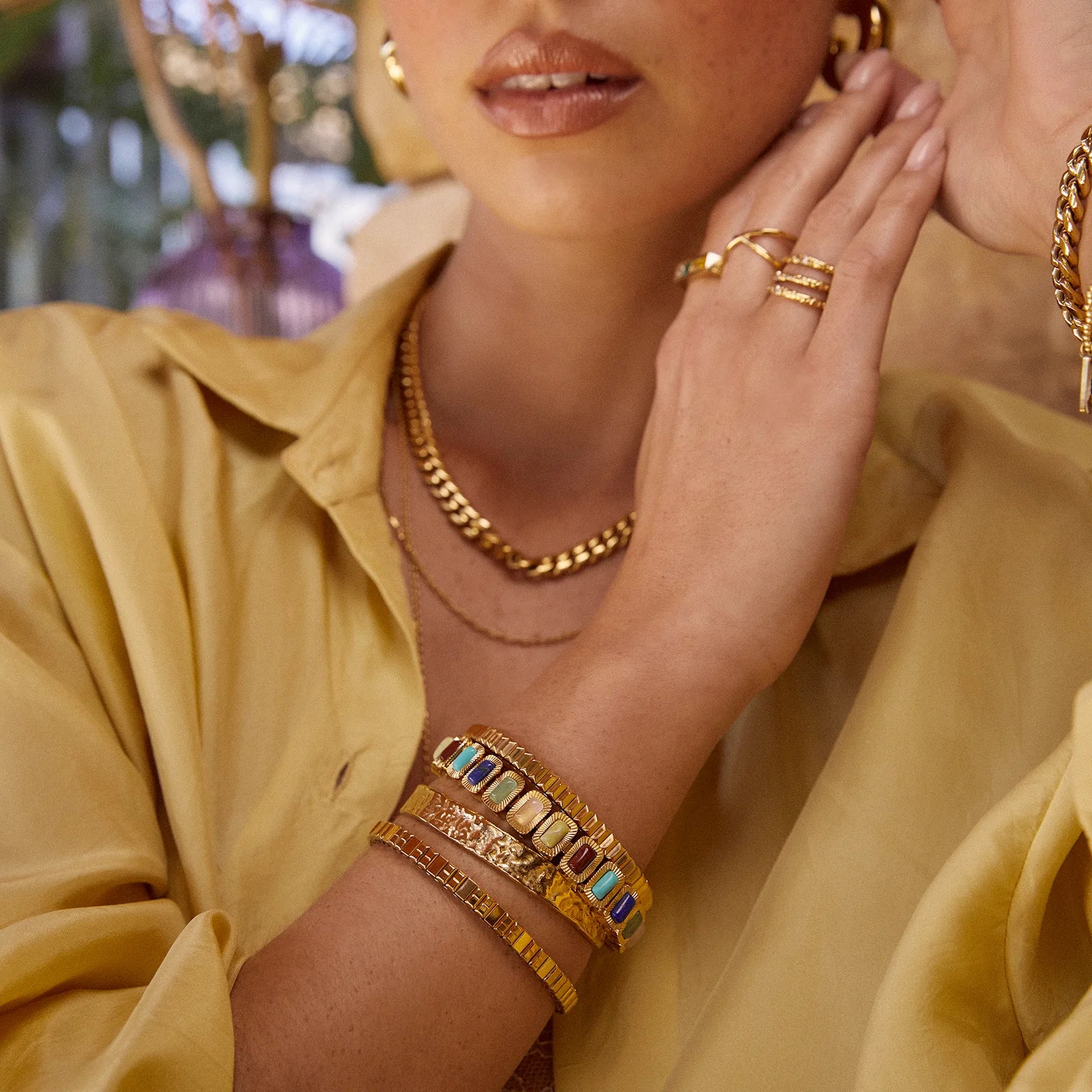 Arms of Eve Elkie Gold Bracelet