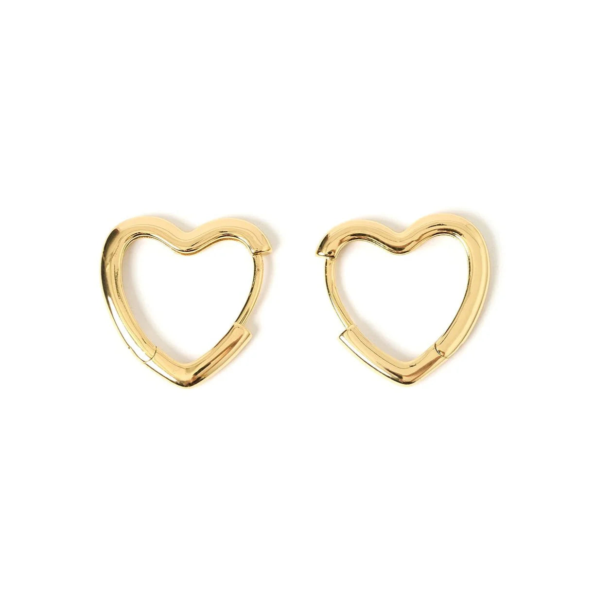 Arms of Eve Sweetheart Gold Earrings - Large