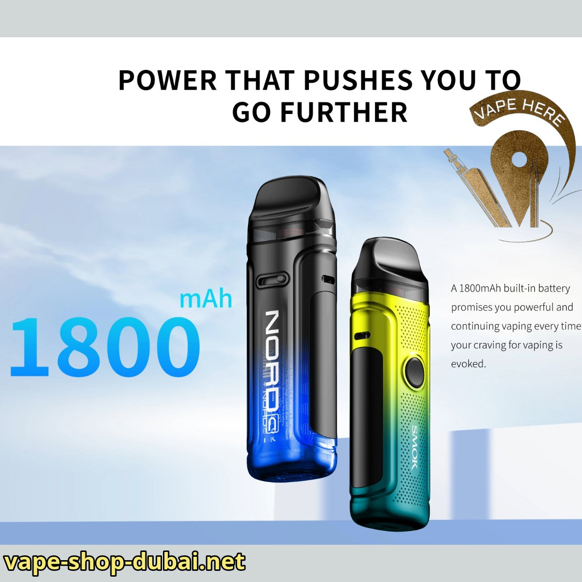 SMOK NORD C POD KIT 1800MAH UAE Dubai