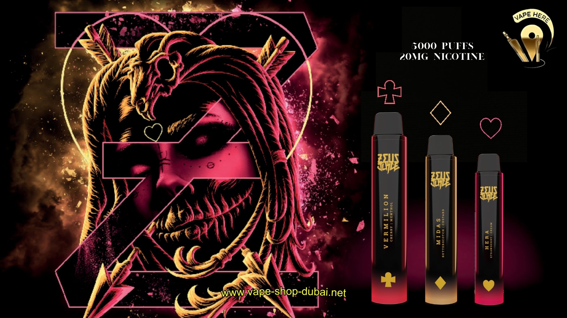 Zeus Juice Disposable Vape 20mg 5000 Puffs