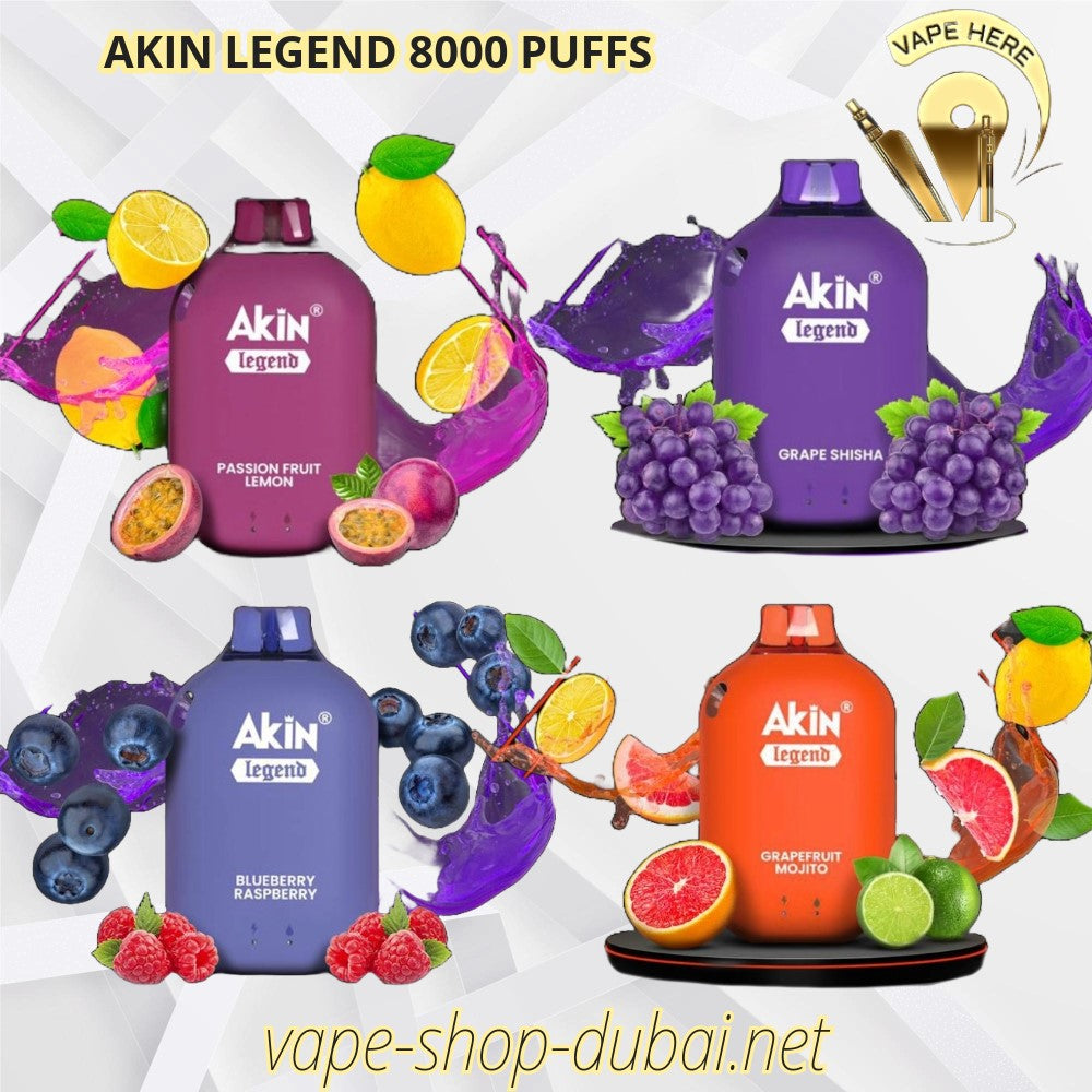 AKIN LEGEND 8000 PUFFS DISPOSABLE VAPE UAE Dubai