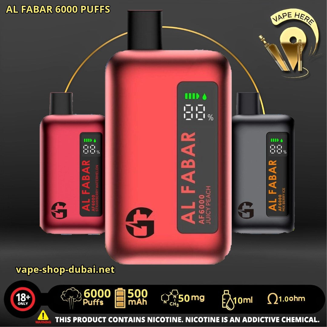 AL FABAR 6000 PUFF SDISPOSABLE VAPE UAE Dubai