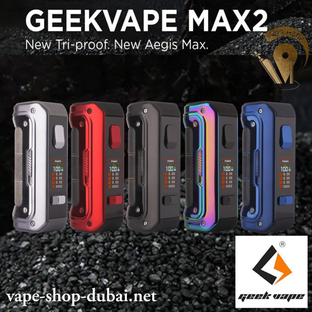 GEEKVAPE MAX100 (Aegis Max 2) 100W BOX MOD UAE Abu Dhabi