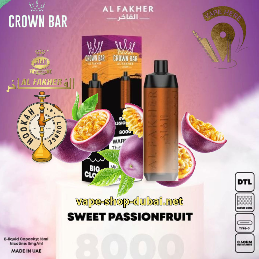 Al Fakher Shisha Vape Passion Fruit