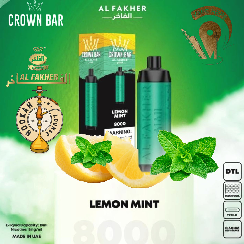 Al Fakher Shisha Vape lemon mint