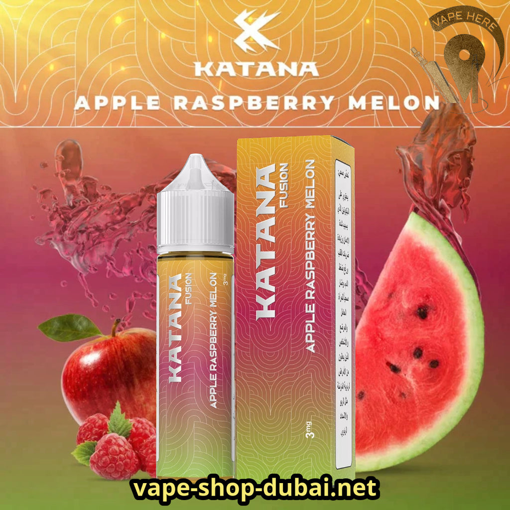 KATANA FUSION E-LIQUIDS 60ML UAE APPLE RASPBERRY MELON