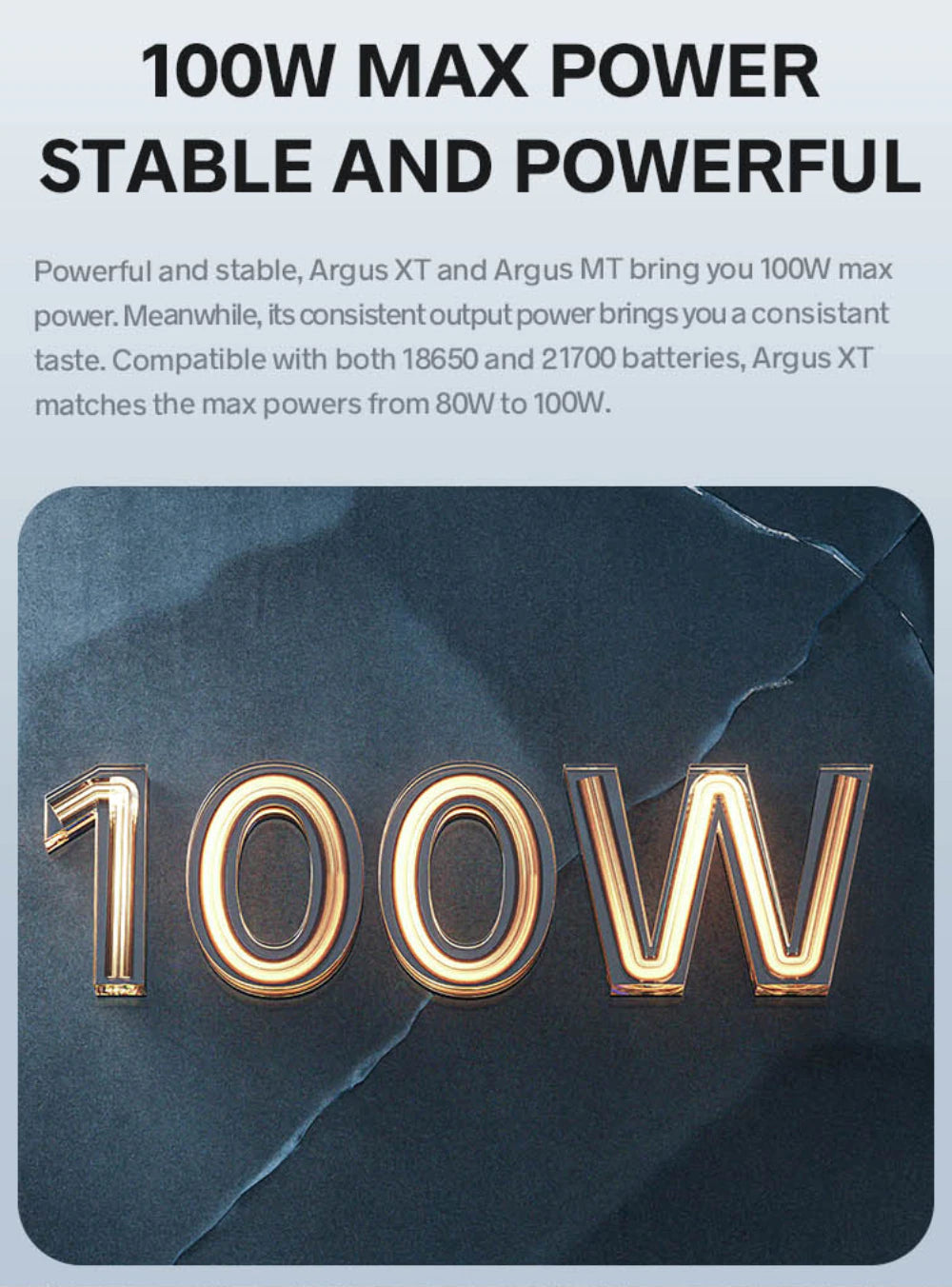 Argus XT Kit 100W
