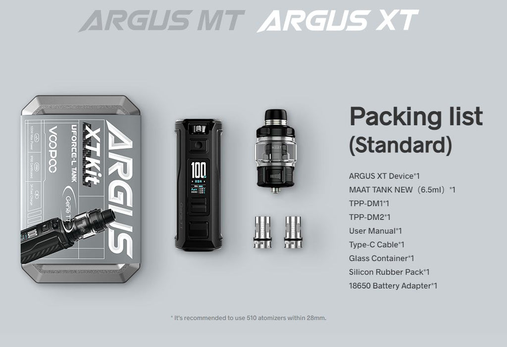 Argus XT Matt Tank Kit Included