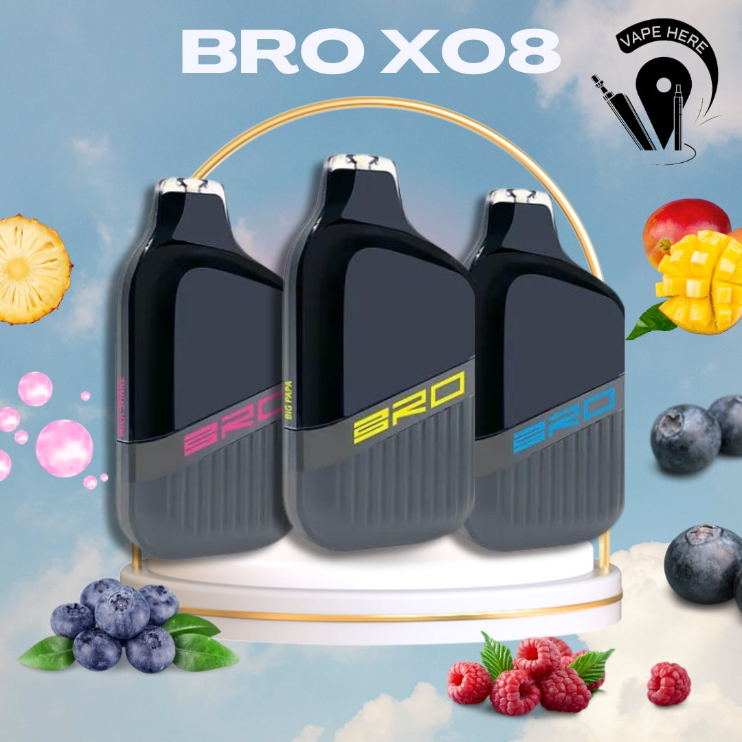 BRO X08 Disposable Vape 4500 PUFFS 20MG UAE Dubai & Abu Dhabi