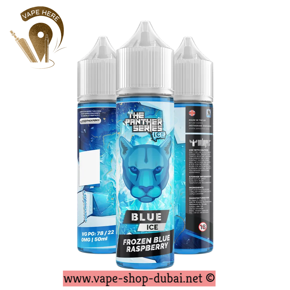 Blue Panther Ice - E liquid by Dr Vapes