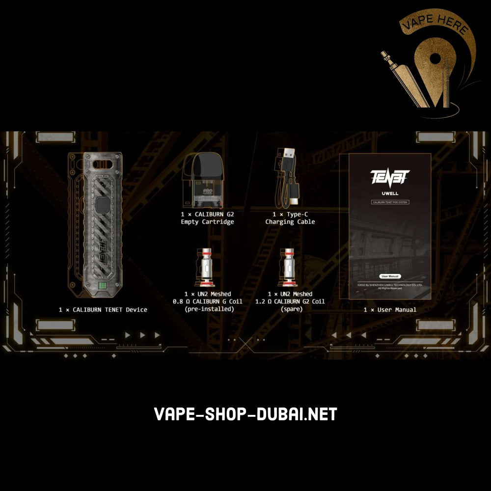 UWELL CALIBURN TENET 750mAh POD SYSTEM UAE Abu Dhabi