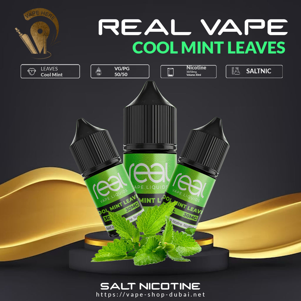 COOL MINT LEAVES - REAL VAPE SALTNIC 30ml