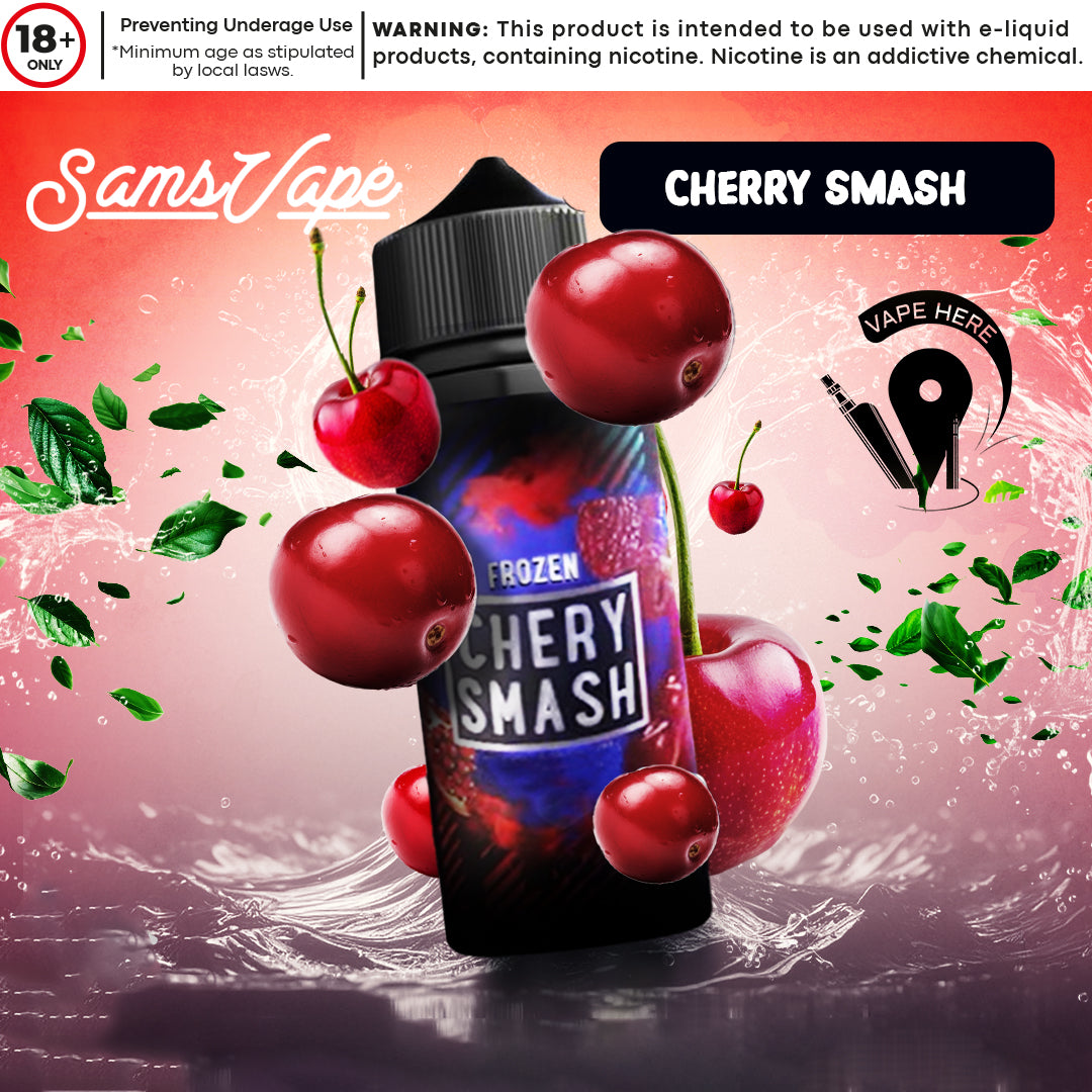 Cherry Smash E-liquid By Sam Vapes UAE Abu Dhabi & Dubai