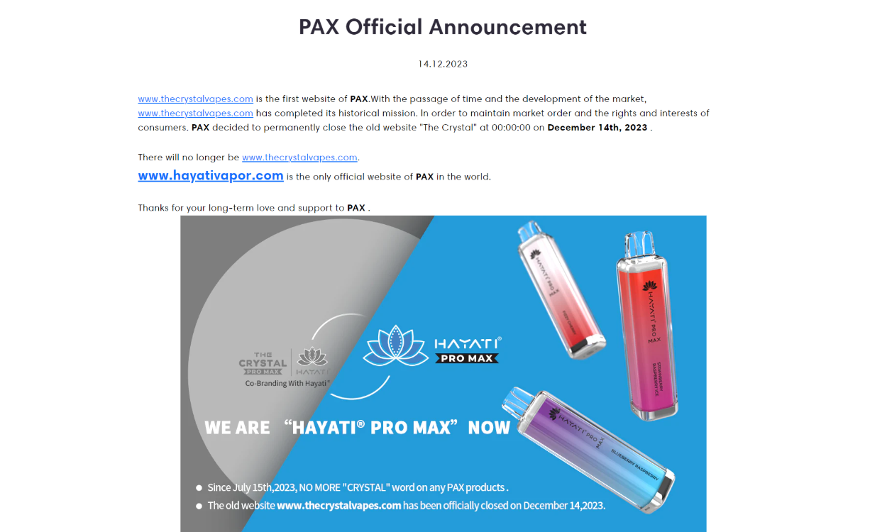 Crystal Pro Max Disposable Vape Dubai UAE