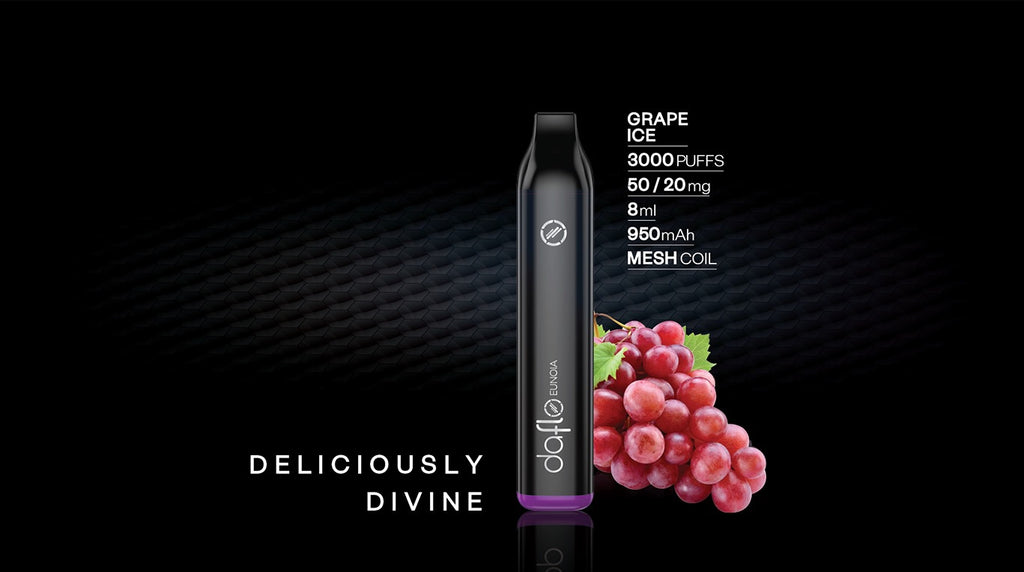 Daflo Disposable Vape here Dubai Grape Ice-1
