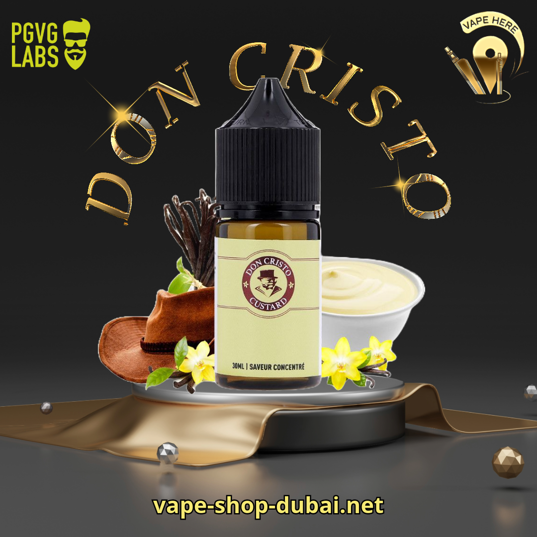 Don Cristo PGVG 25mg 30ml Salt Nic Custard UAE Ras Al Khaimah