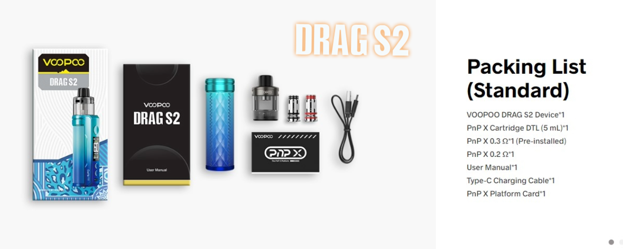 Drag S2 kit included