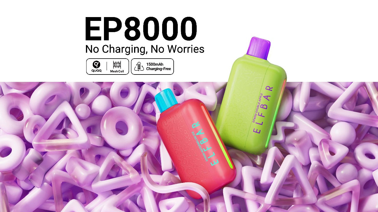 ELF BAR EP8000 Puffs Disposable Vape (Non-Rechargeable) UAE Abu Dhabi