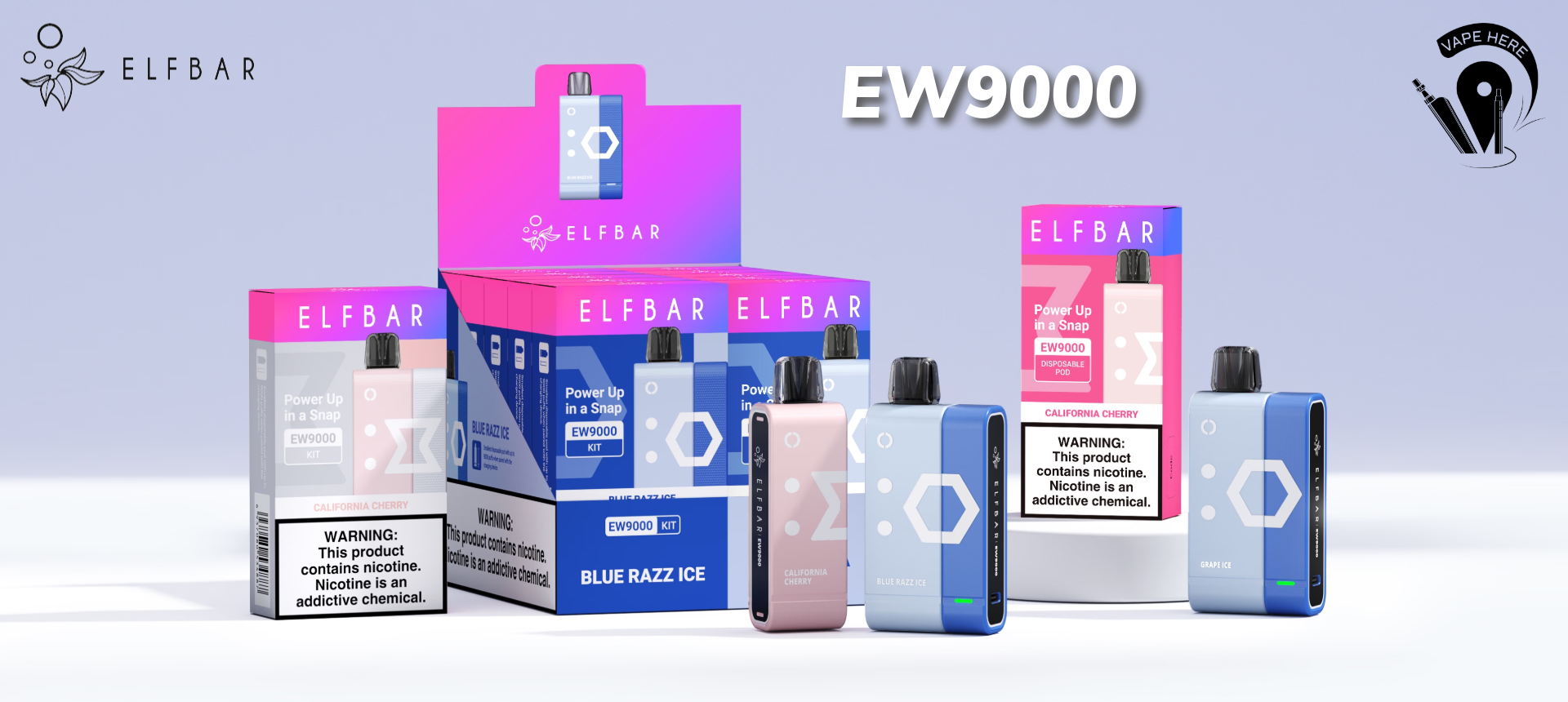 Elf Bar EW9000 Disposable Pods & Kit 50mg UAE Ras Al Khaimah