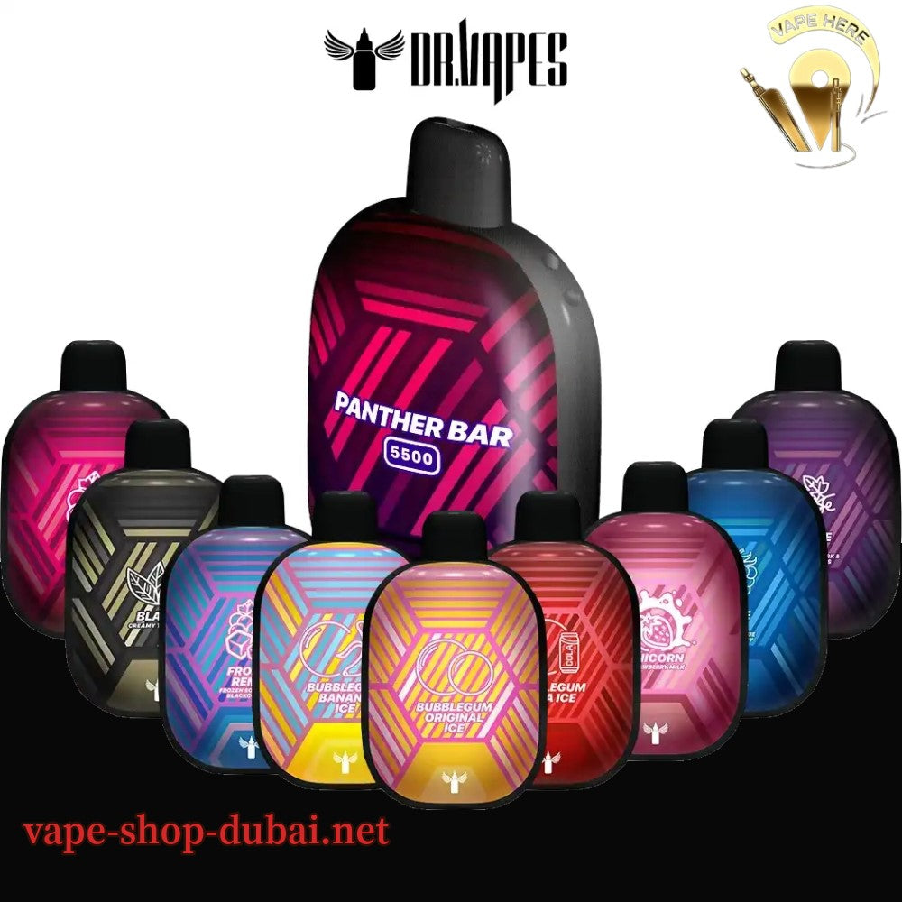 PANTHER BAR 5500 PUFFS DISPOSAVE VAPE BY DR. VAPE UAE Dubai