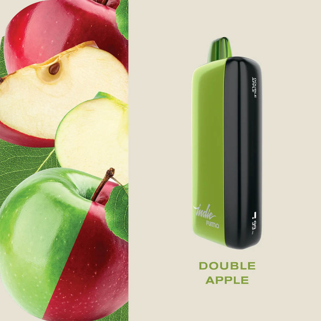 Fummo Indic 12000 Puffs Disposable Vape Double Apple UAE Abu Dhabi