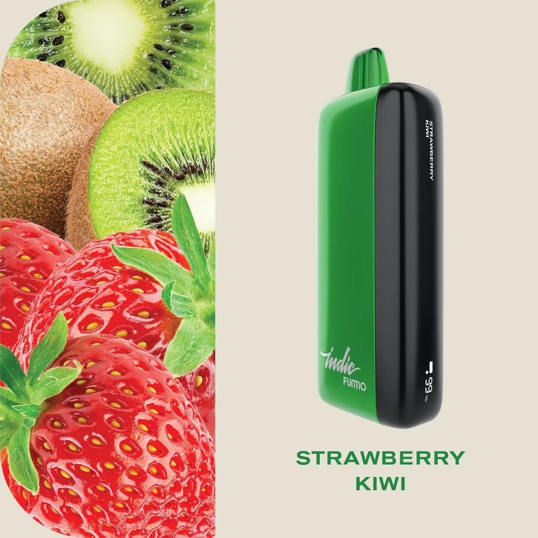 Fummo Indic 12000 Puffs Disposable Vape Strawberry Kiwi